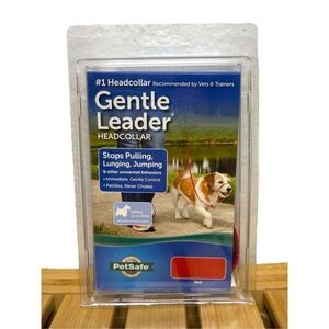 PetSafe Gentle Leader Headcollar Training No Pull Dog Collar Size Small Red NEW